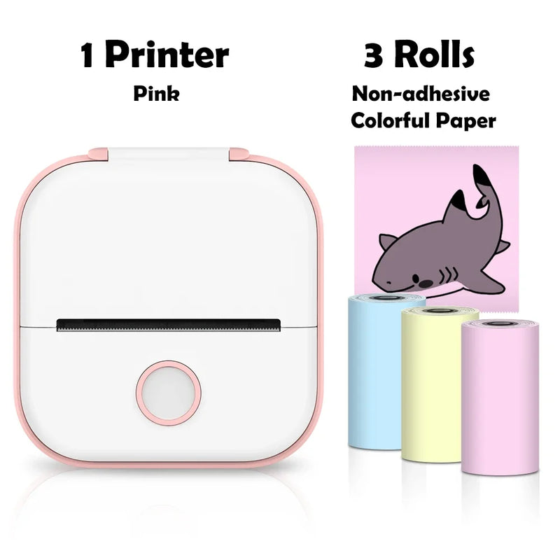 Phomemo Pink D or White D printer
